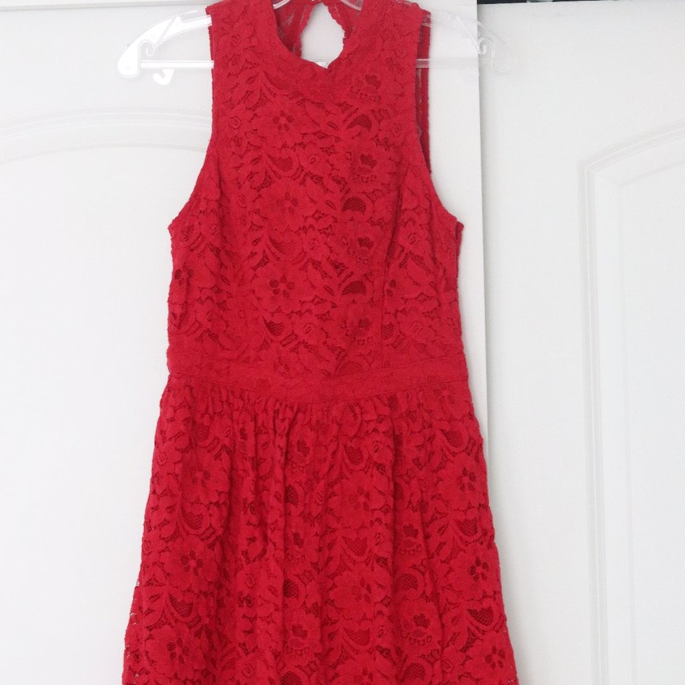 Red Lace Hollister Dress